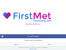 Tablet Screenshot of firstmet.com